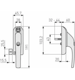 ABUS Abschließbarer Fenstergriff FG300A W AAL0006 -Abusbyti Geschaft abschliessbare fenstergriffe 1586401 czm 2