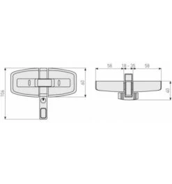 ABUS Fenster-Zusatzsicherung DFS95 W AL0125 -Abusbyti Geschaft fenster zusatzsicherung 1586371 czm 2