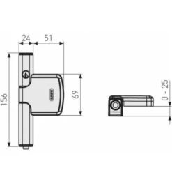 ABUS Fenster-Zusatzsicherung FTS206 W AAL0054 -Abusbyti Geschaft fenster zusatzsicherung 1586409 czm 3