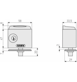 ABUS Fenster-Zusatzsicherung FTS3002 W Vs. -Abusbyti Geschaft fenster zusatzsicherung 1586410 czm