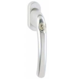 Hoppe DK-Fenstergriff, Abschl, Druckzyl, VK7, ALU, 0710S/U26, Tôkyô, Secu100, Mit VKstift, F9016