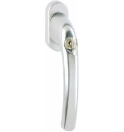 Hoppe DK-Fenstergriff, Abschl, Mit Druckzyl, VK7, ALU, 0710S/U26, Tôkyô, Mit VKstift, Verd.vers, F4