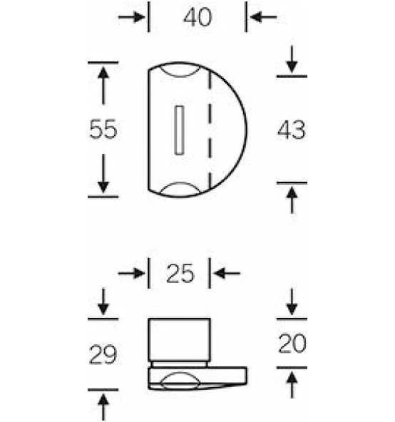 FSB DK-Aufhebelsicherung, Aluminium, Mod. 3416, Eloxiert F1 4 FSB DK-Aufhebelsicherung, Aluminium, Mod. 3416, Eloxiert F1 – Bild 2
