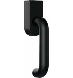HEWI Fenstergriff 111PBFGA PA 90 Tiefschwarz 30mm Abschl.