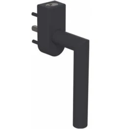 HEWI Fenstergriff 162PBFGA.2 PA 92 Grau 30mm Abschl.