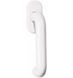 Fenstergriff 111FG.1 30mm Ku.99 Reinweiß 30mm Stand.HEWI