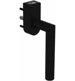 HEWI Fenstergriff 162PBFGA.2 PA 90 Tiefschwarz 35mm Abschl.