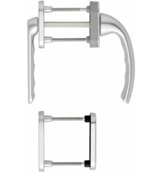 Hoppe Fenstertür-Griffgarnitur Garnitur 099KH/66N/U26/0710 F1F1 N12A7503 7 PZ 63-68 3 Hoppe Fenstertür-Griffgarnitur Garnitur 099KH/66N/U26/0710 F1F1 N12A7503 7 PZ 63-68