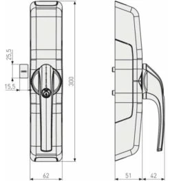 ABUS Funk-Fensterantrieb HomeTec Pro FCA3000 Weiß AAL0054 -Abusbyti Geschaft funk fensterantrieb 1586398 czm