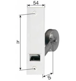 Fridavo Gurtaufroller 72 Zum Einlassen,Gurtlänge 8 M