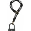 ABUS Schloss-Ketten-Kombi 58/140HBIII100 12KS 120 Black Loop -Abusbyti Geschaft kabel kettenschloss 1017327 czm