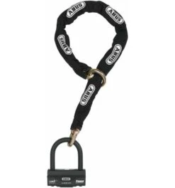 ABUS Schloss-Ketten-Kombi 58/140HBIII100 12KS 120 Black Loop