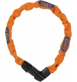 ABUS Kettenschloss Tresor 1385/75 Neon Orange