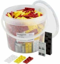 Montagekeile Sortiment 240 Stück Sortiert