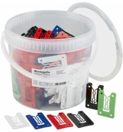Montagefix Sortiment 77 X 48 Mm, 250 Stk., Sortiert