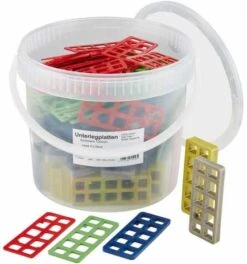 Unterlegplatten Sortiment 120 Mm, 110 Stk., Sortiert