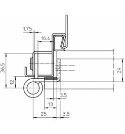 Simonswerk Objektband VARIANT VN 8939/100 M STA M.vern.100kg 20mm DIN L/R Gef.Tür -Abusbyti Geschaft objektband 1535532 czm