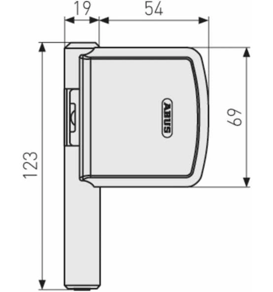 ABUS Scharnierseitensicherung FAS101 B 6 ABUS Scharnierseitensicherung FAS101 B – Bild 4