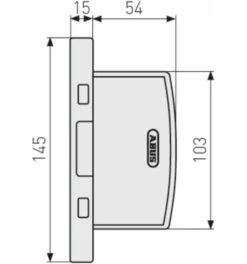 ABUS Scharnierseitensicherung FAS97 W B/SB 12 ABUS Scharnierseitensicherung FAS97 W B/SB -Abusbyti Geschaft scharnierseitensicherung 1586397 czm