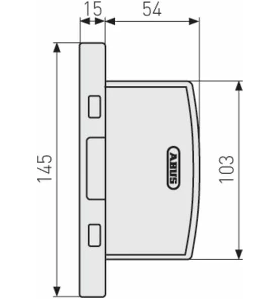 ABUS Scharnierseitensicherung FAS97 W B/SB 5 ABUS Scharnierseitensicherung FAS97 W B/SB – Bild 3