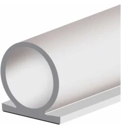 Türanschlagdg.Omega-Profil 137 L.25m B.8mm Silik.blk Braun ELLEN