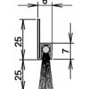 Bürstentürdichtung L.1000mm Rosshaar Mixed Aufschr.ATHMER -Abusbyti Geschaft tuerdichtung 1536313 czm 1