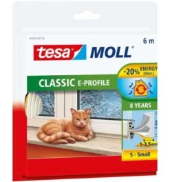 Tesa E-Profil-Dichtung Weiß 10m:9 Mm 5445