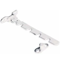 Fensterfeststeller Braun, Kunststoffbeschichtet